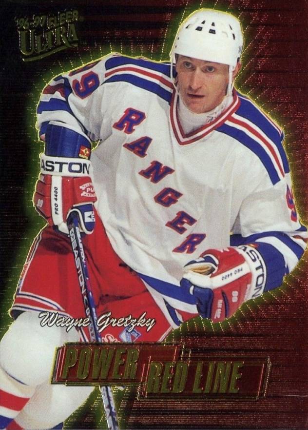 1996 Ultra Power Red Line Wayne Gretzky #2 Hockey Card