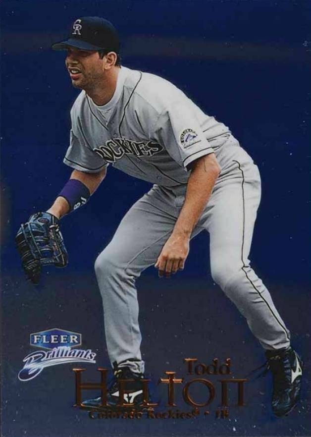 1999 Fleer Brilliants Todd Helton #54B Baseball Card