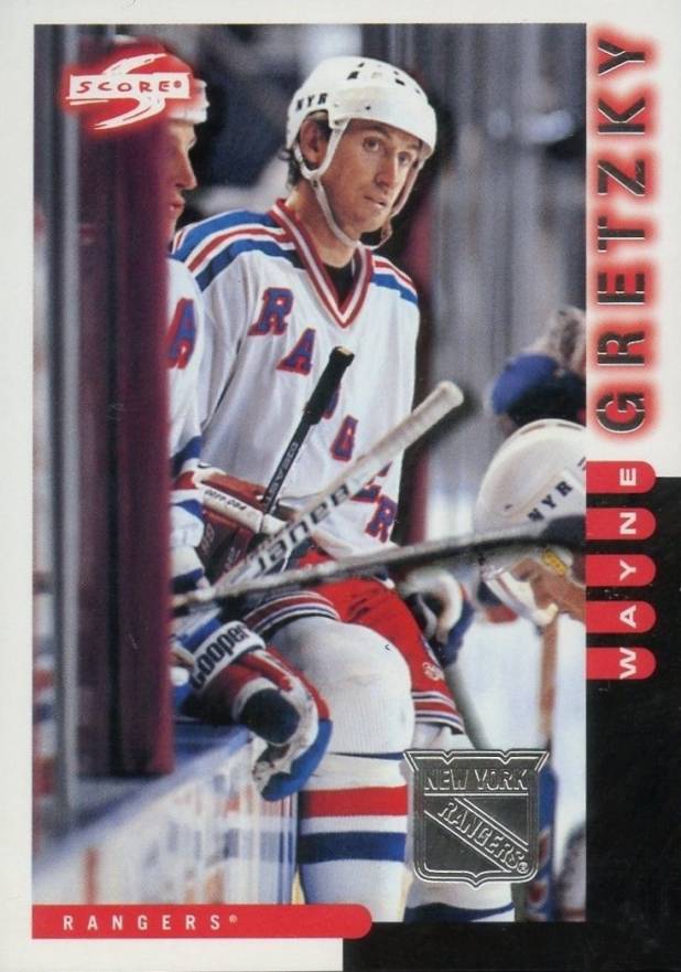 1997 Score Rangers Wayne Gretzky #1 Hockey Card