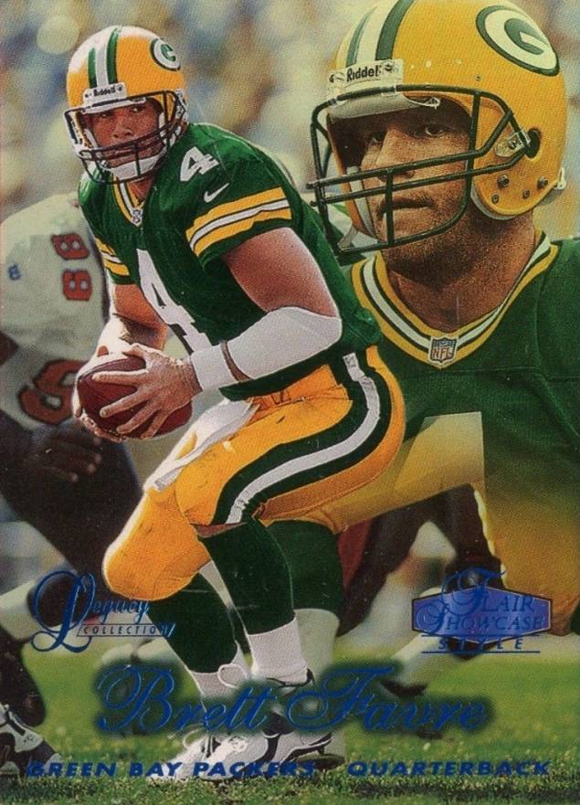 1998 Flair Showcase Legacy Collection Brett Favre #1 Football Card