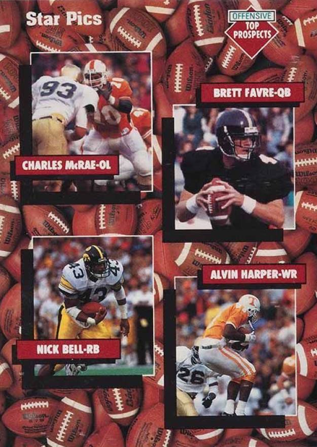 1991 Star Pics Offensive Top Prospects #109 Football Card