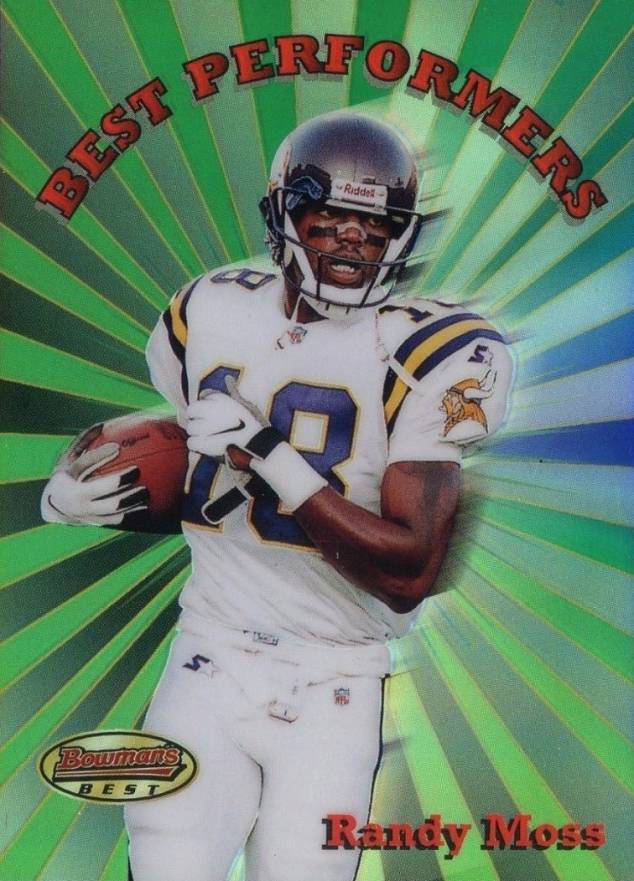 1998 Bowman's Best Best Performers Randy Moss #BP5 Football Card