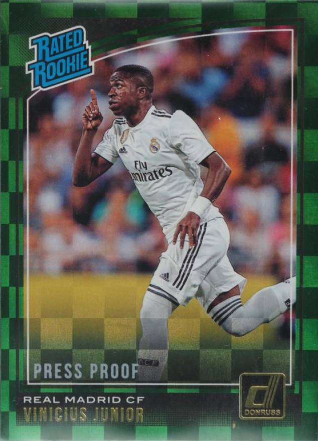 2018 Panini Donruss Vinicius Junior #177 Soccer Card