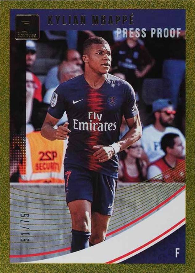 2018 Panini Donruss Kylian Mbappe #53 Soccer Card