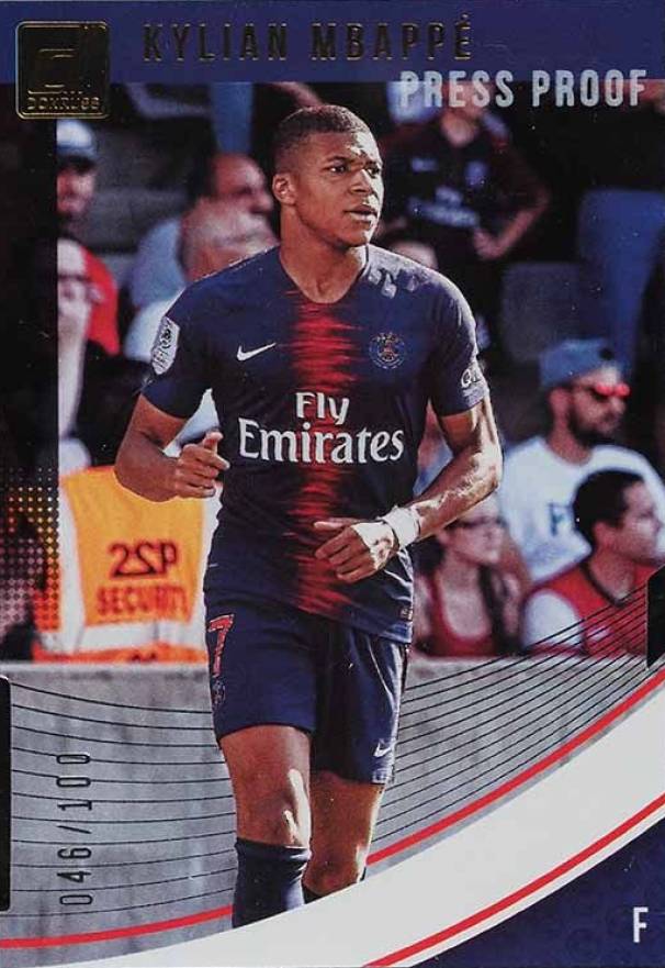 2018 Panini Donruss Kylian Mbappe #53 Soccer Card