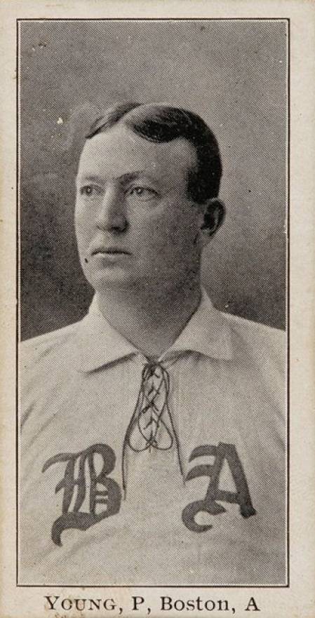 1903 Breisch-Williams (Type 1) !  Young, P., Boston, A # Baseball Card