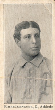 1903 Breisch-Williams (Type 1) !  Schreckengost, C., Athletics # Baseball Card