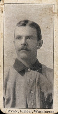 1903 Breisch-Williams (Type 1) !  J Ryan, Fielder, Washington # Baseball Card