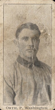 1903 Breisch-Williams (Type 1) !  Orth, P Washington # Baseball Card