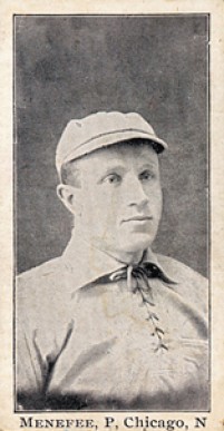 1903 Breisch-Williams (Type 1) !  Menefee, P., Chicago, N # Baseball Card