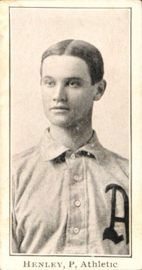 1903 Breisch-Williams (Type 1) !  Henley, P., Athletics # Baseball Card