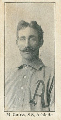 1903 Breisch-Williams (Type 1) !  M Cross, 3B, Athletics # Baseball Card