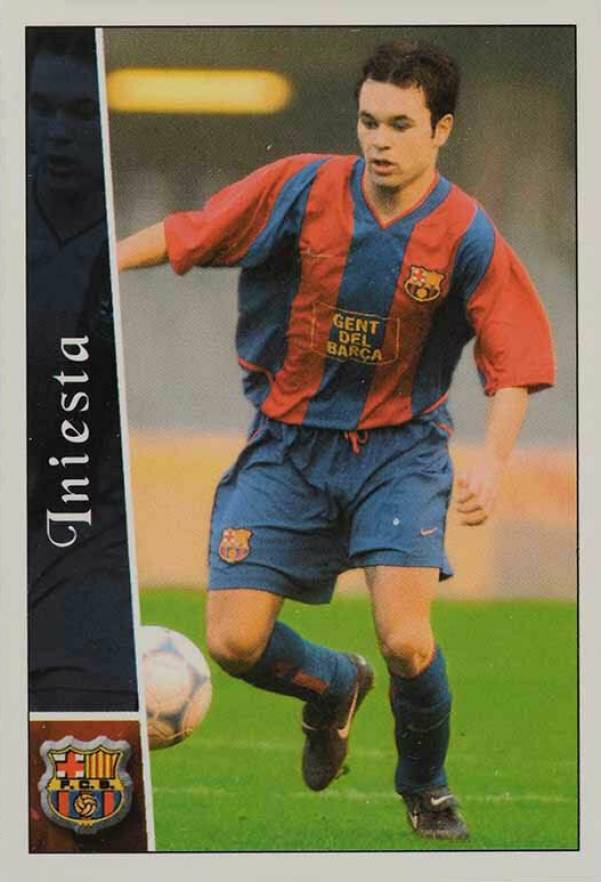 2002 Mundi Cromo Liga Andres Iniesta #666 Soccer Card