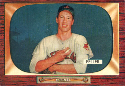 1955 Bowman Bob Feller #134 Baseball Card