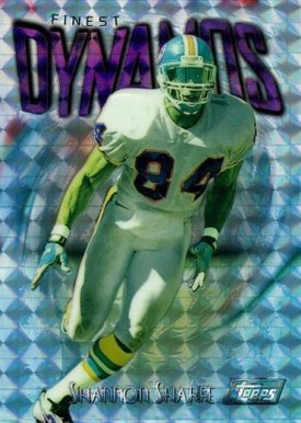 1997 Finest Shannon Sharpe #102 Football Card