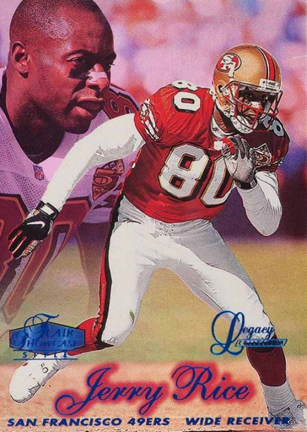 1998 Flair Showcase Legacy Collection Jerry Rice #6 Football Card