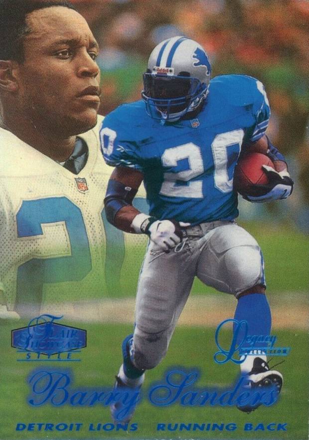 1998 Flair Showcase Legacy Collection Barry Sanders #20 Football Card