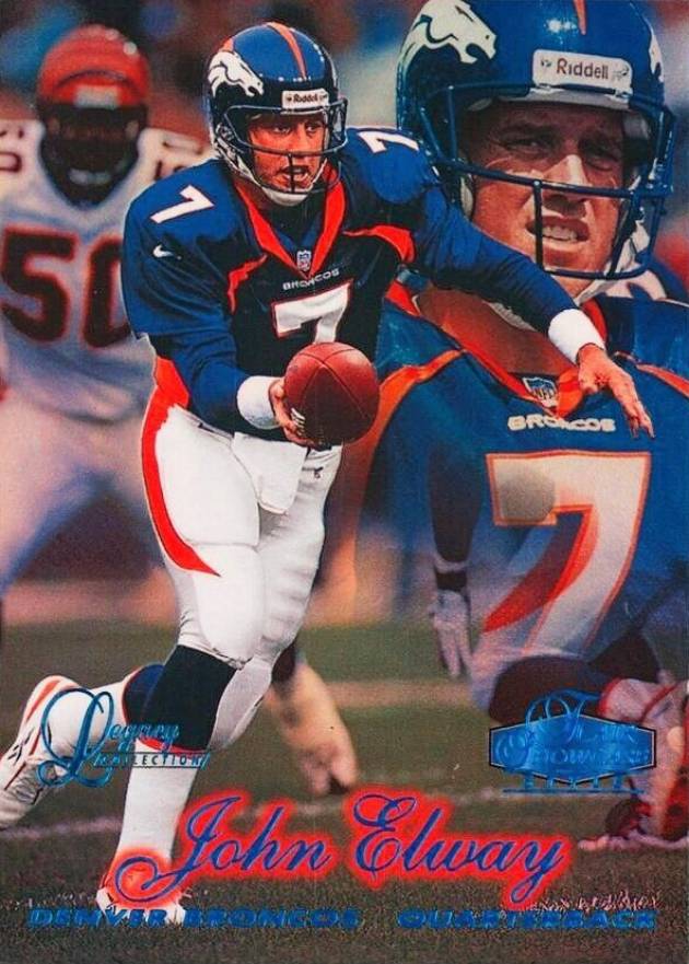 1998 Flair Showcase Legacy Collection John Elway #7 Football Card