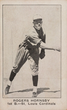 1920 Holsum Bread Rogers Hornsby # Baseball Card