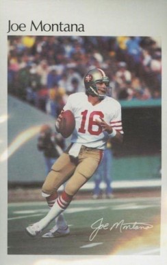 1982 Sears Roebuck Joe Montana # Football Card