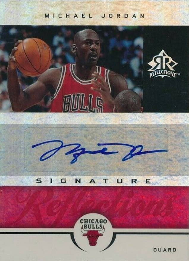 2005 Upper Deck Reflections Signature Reflections Michael Jordan #SR-MJ Basketball Card