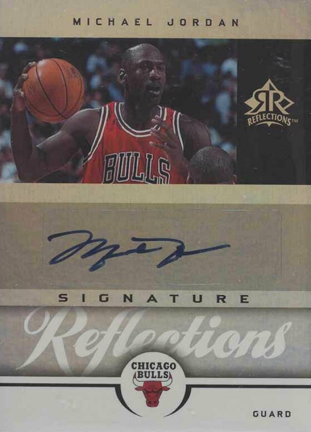 2005 Upper Deck Reflections Signature Reflections Michael Jordan #SR-MJ Basketball Card