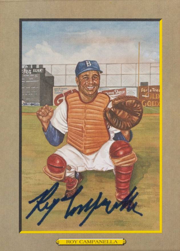 1985 Perez-Steele Great Moments Postcards Roy Campanella #7 Baseball Card