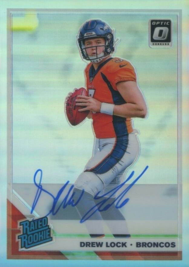 2019 Panini Donruss Optic Drew Lock #153 Football Card