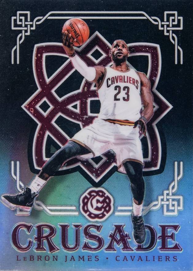 2016 Panini Excalibur Crusade LeBron James #1 Basketball Card