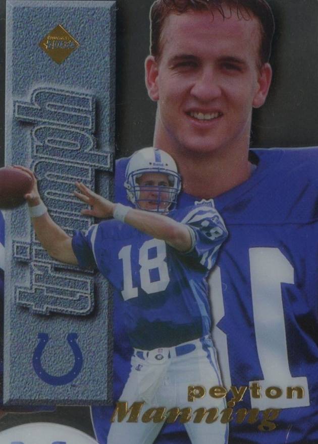 1998 Collector's Edge 1st Place Triumph Peyton Manning # Football Card