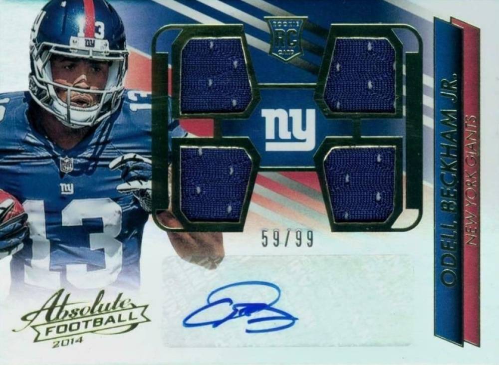 2014 Panini Absolute Odell Beckham Jr. #233 Football Card