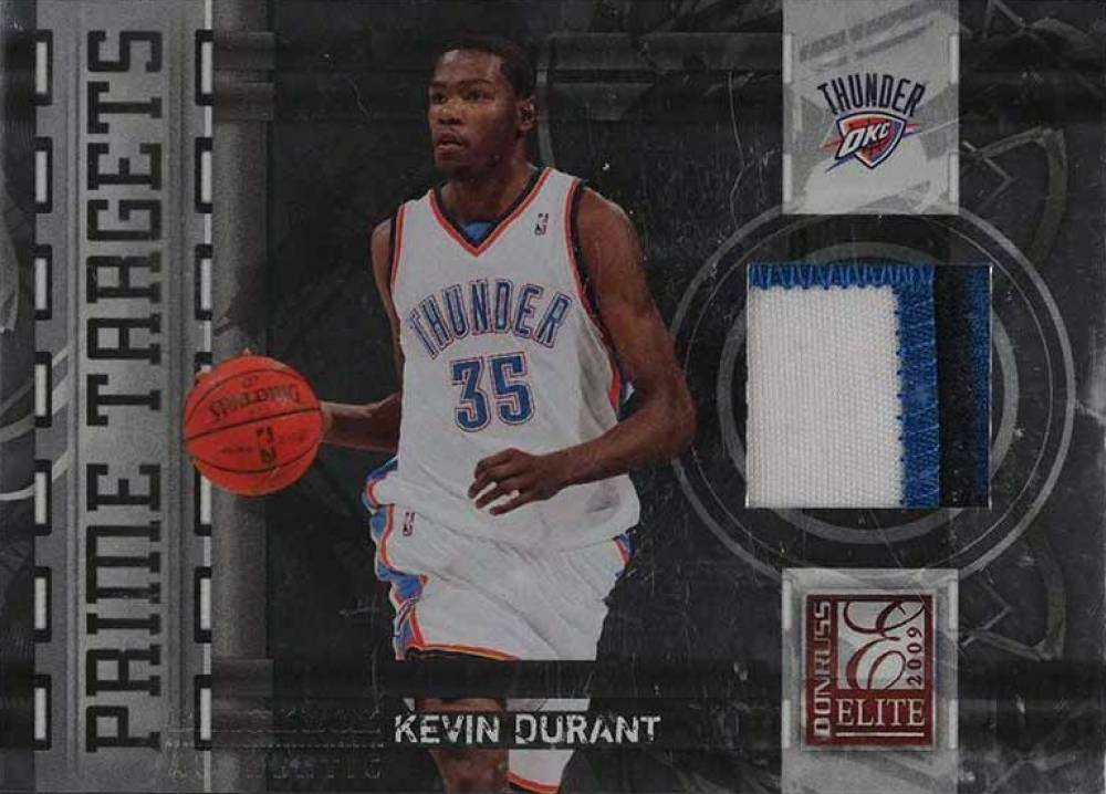 2009 Donruss Elite Prime Targets Kevin Durant #7 Basketball Card