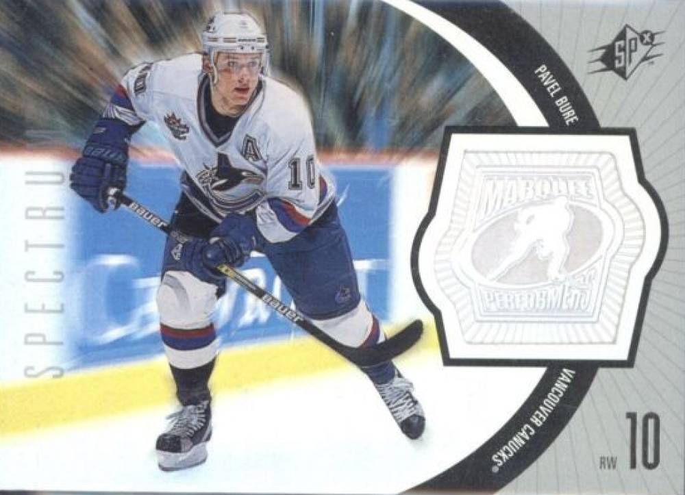 1998 SPx Finite Spectrum Pavel Bure #170 Hockey Card