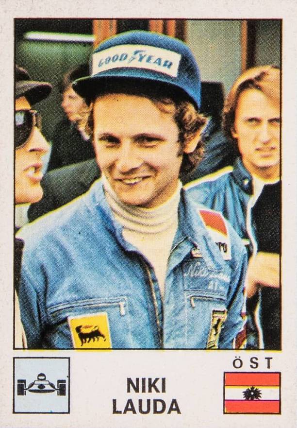 1974 Panini Sport Vedettes Niki Lauda #154 Other Sports Card