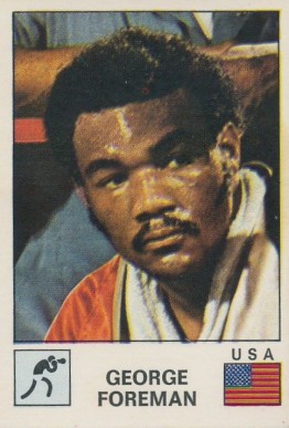 1974 Panini Sport Vedettes George Foreman #58 Other Sports Card