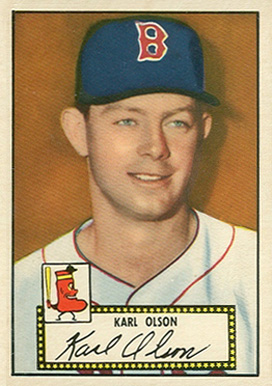 1952 Topps Karl Olson #72b Baseball Card