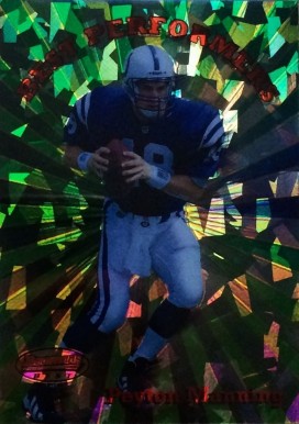 1998 Bowman's Best Best Performers Peyton Manning #BP1 Football Card