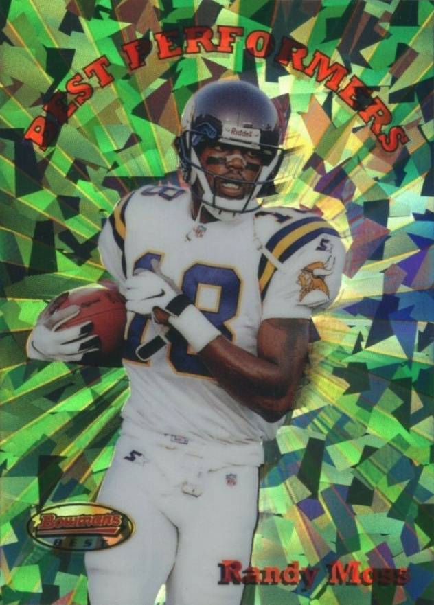 1998 Bowman's Best Best Performers Randy Moss #BP5 Football Card