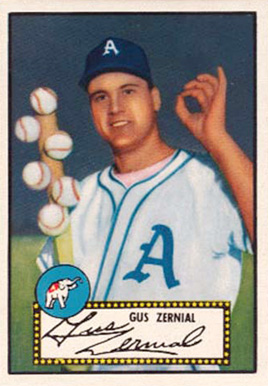 1952 Topps Gus Zernial #31b Baseball Card