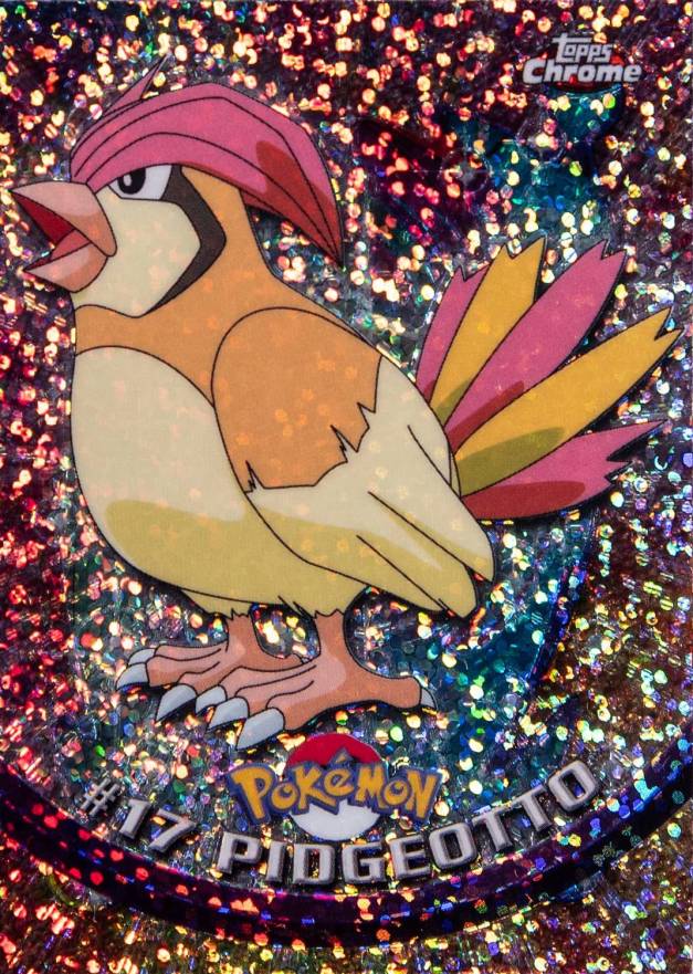 2000 Topps Chrome Pokemon T.V. Pidgeotto #17 TCG Card