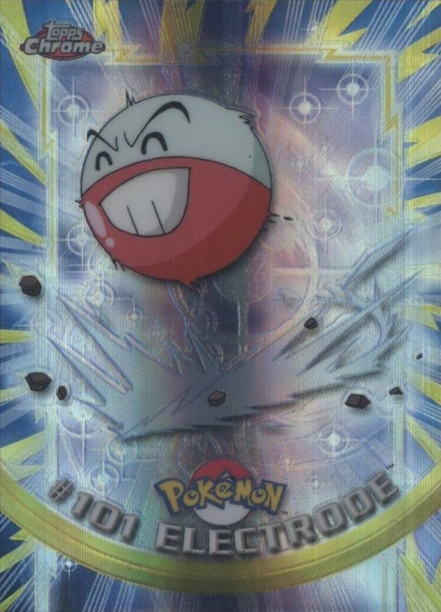 2000 Topps Chrome Pokemon T.V. Electrode #101 TCG Card