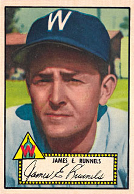 1952 Topps James L. Runnels #2 Baseball Card