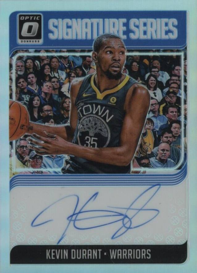 2018 Panini Donruss Optic Signature Series Kevin Durant #KDR Basketball Card