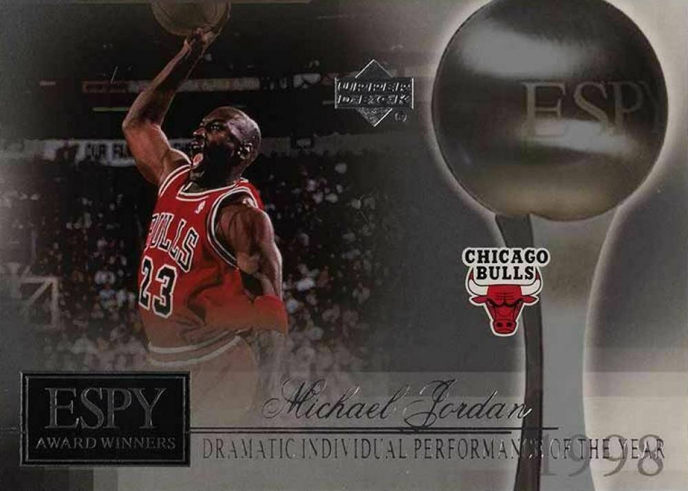 2005 Upper Deck ESPN ESPY Award Winners Michael Jordan #MJ9 Basketball Card