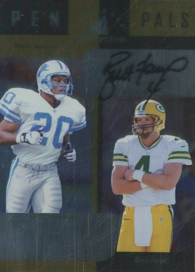 1998 Pen Pals Brett Favre/Barry Sanders # Football Card