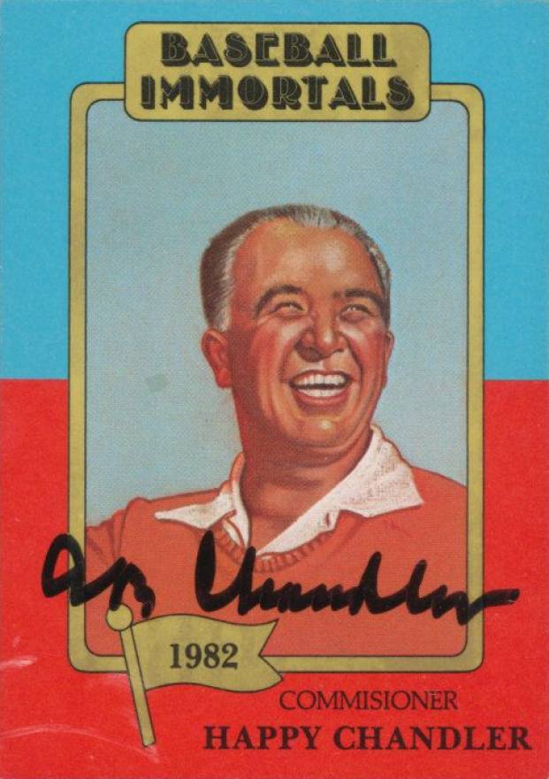 1980 Baseball Immortals Happy Chandler #179 Baseball Card