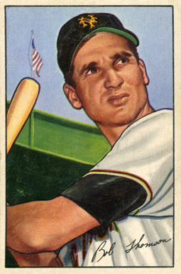 1952 Bowman Bobby Thomson #2 Baseball Card