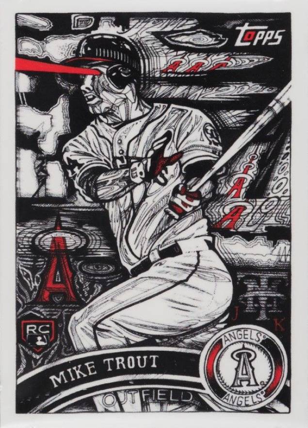 2020 Topps Project 2020 JK5/Mike Trout #121 Baseball Card