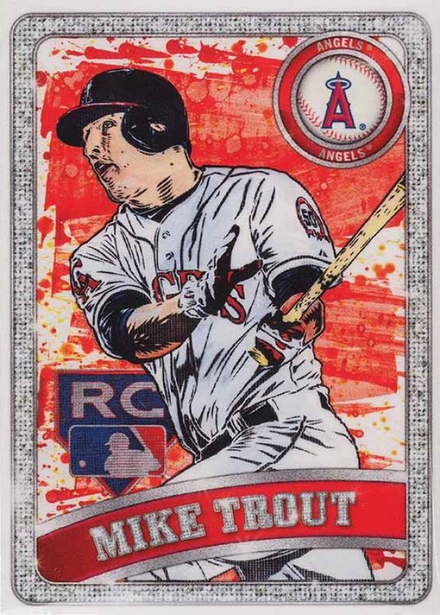 2020 Topps Project 2020 Ben Baller/Blake Jamieson/Mike Trout #100 Baseball Card