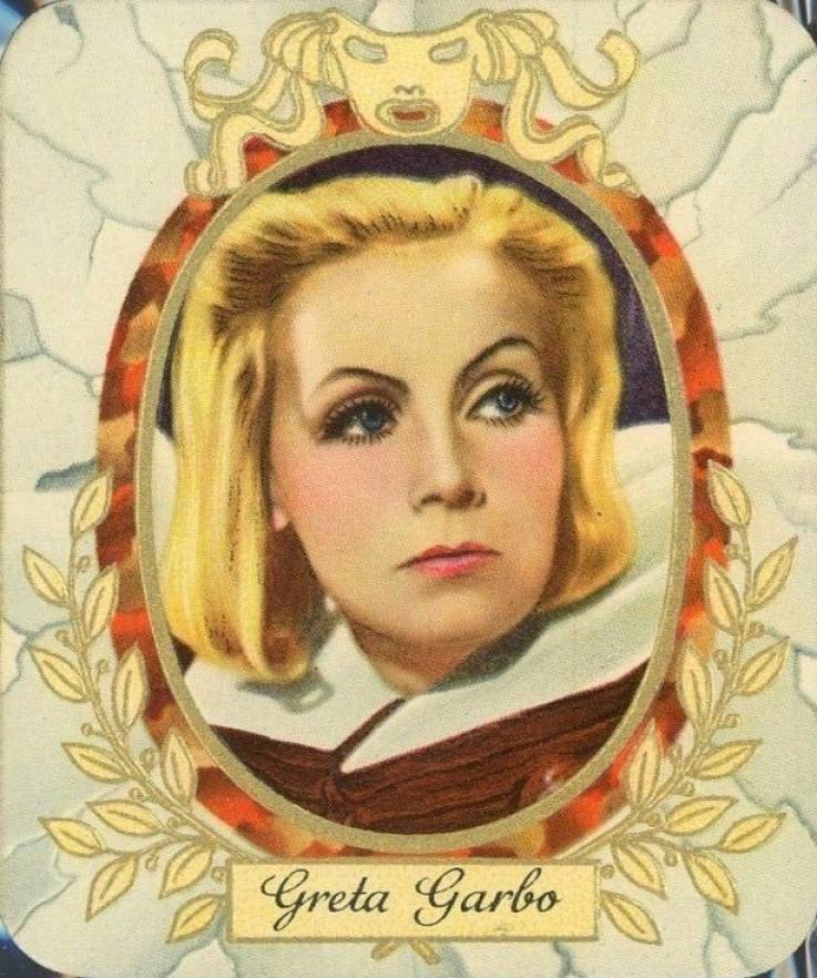 1934 Garbaty Cigarette Moderne Schonheitsgalerie Greta Garbo #10 Non-Sports Card